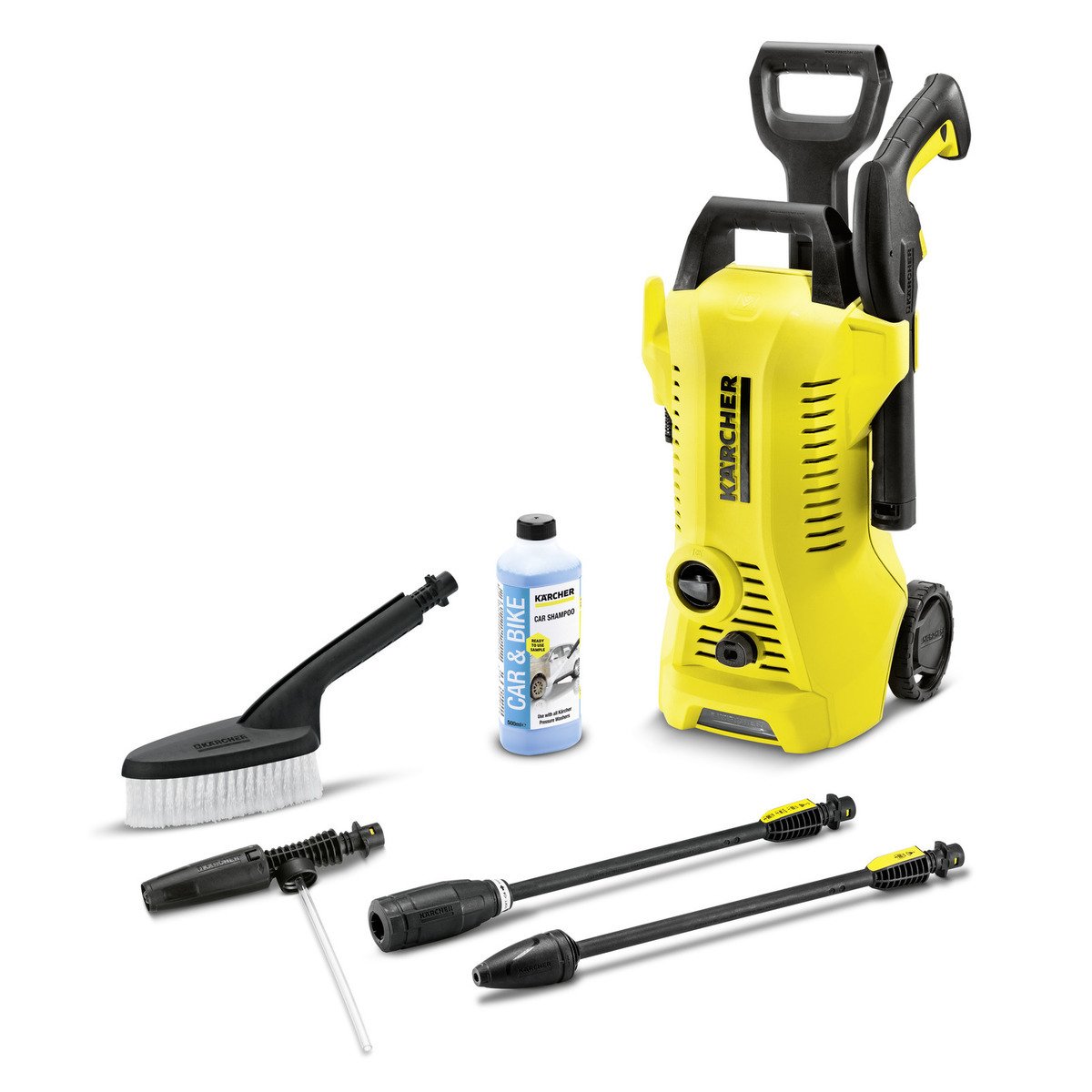 Karcher K2 Premium Full Control Car, 110 bar, 360 liter per uur, 1400 watt, ca. 20m2 per uur