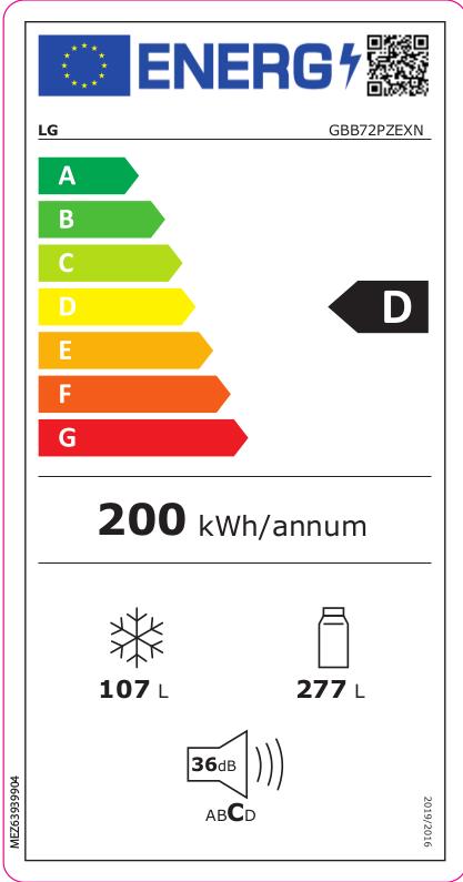 LG GBB72PZEXN koelvries-combinatie RVS geborsteld deukjes in de deuren en zij