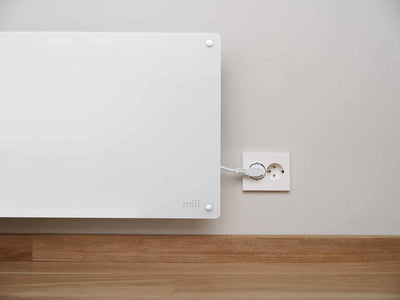 Mill GL1000L WIFI3 paneel verwarming met glazen front