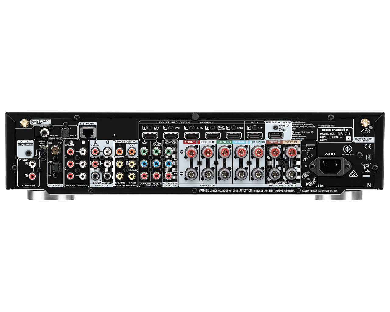 Marantz NR1711/N1B zwart