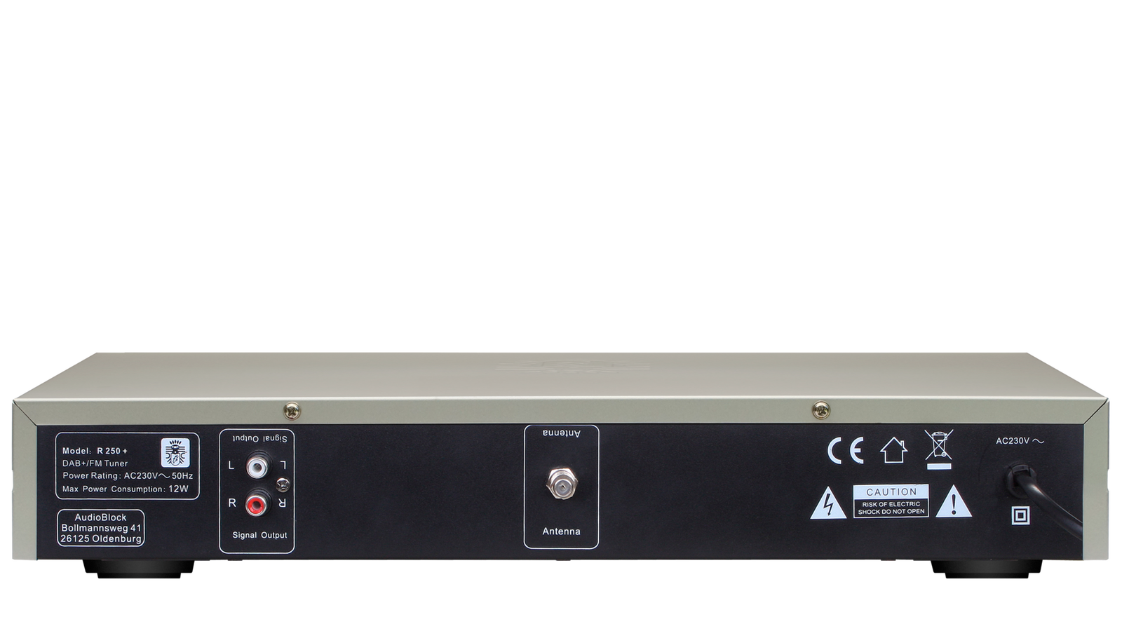 Block Audio R-250+ Silver