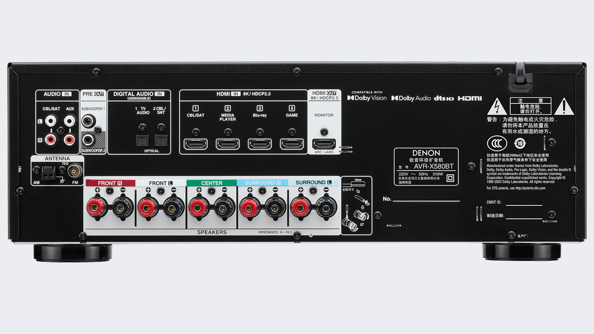 Denon AVRX580BT