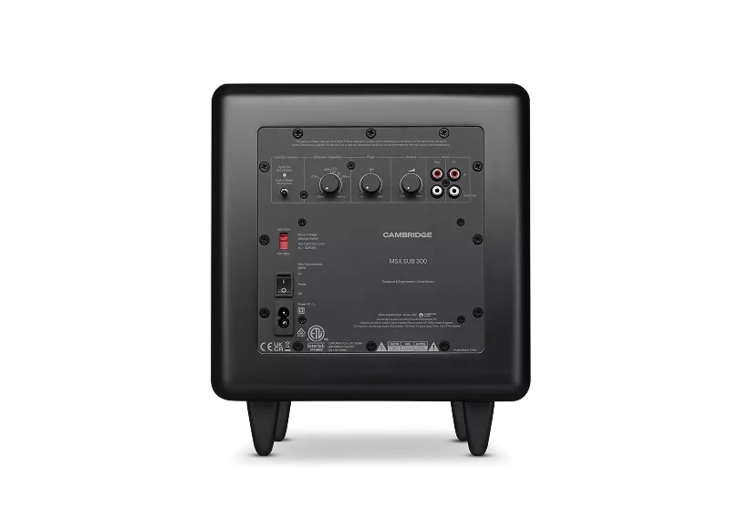Cambridge Audio MSX SUB 300 zwart