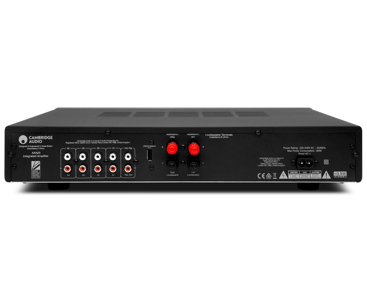 Cambridge Audio AXA25 versterker met 2x25 watt
