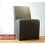 CSW Boxxer eetkamerstoel met parketwiel en handgreep, zitdiepte 43 cm
