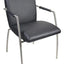 CSW Dinner Stoel Model 8 stoel met RVS frame en armleuning