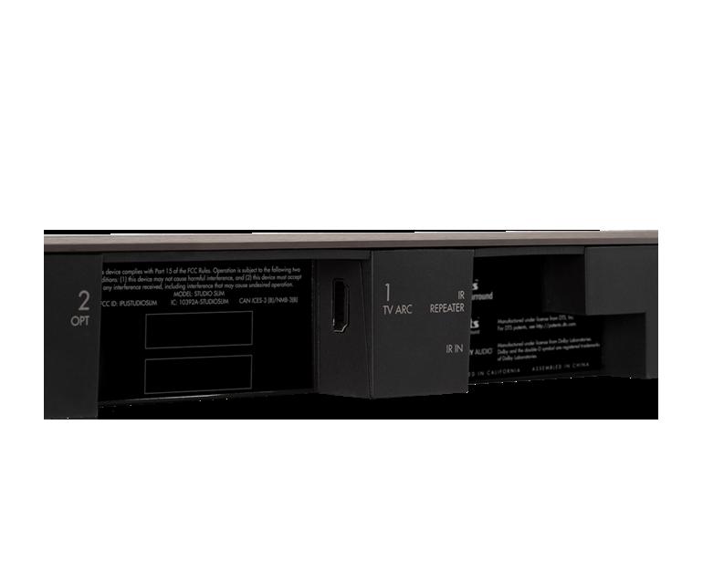 Definitive Technology Studio Slim Sys 3,1 kanaals soundbarsyteem met ingebouwde Chromecast