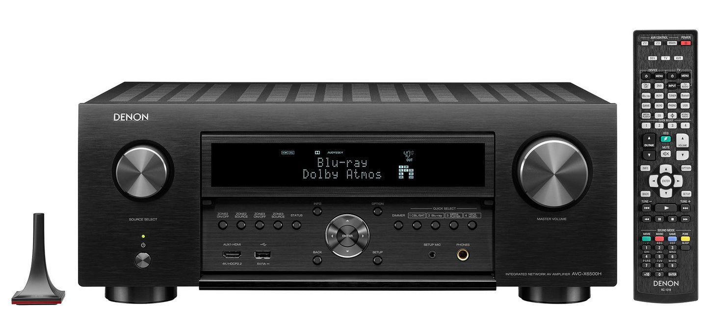 Denon AVCX6500HBKE2 surround-receiver met monolithisch versterkerontwerp