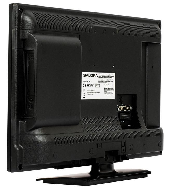 Salora 32HDB6505 met Triple tuner, Ziggo, 100 Hz, HDMI, DVD Speler ingebouwd