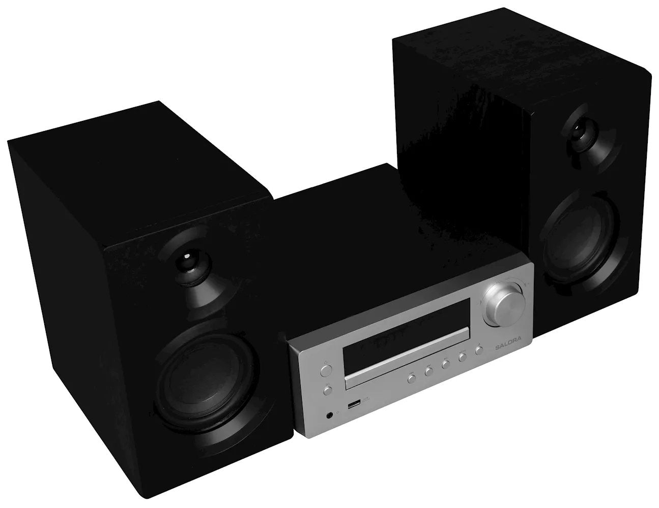 Salora MHS550 stereo microset met DAB+ radio en CD speler ingebouwd