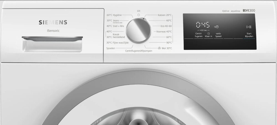 Siemens WM14N096NL Wasmachine met aquastop