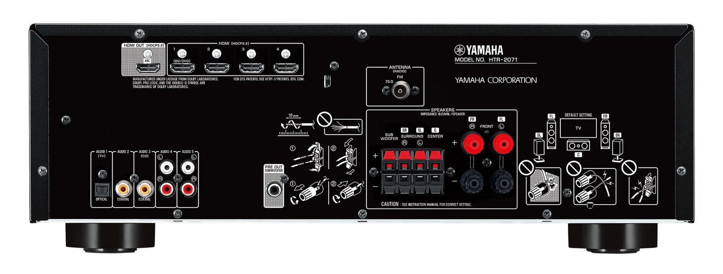 Yamaha AHTR2071BL surround receiver